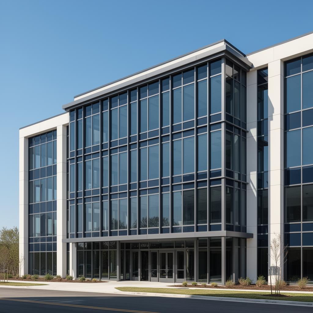 Modern commercial building managed with SiteSync